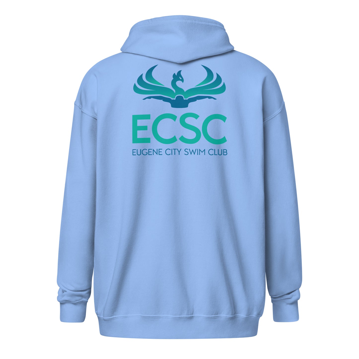 ECSC_Unisex heavy blend zip hoodie Front Back Logo