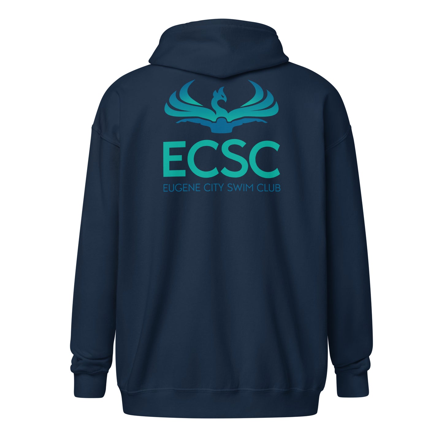 ECSC_Unisex heavy blend zip hoodie Front Back Logo