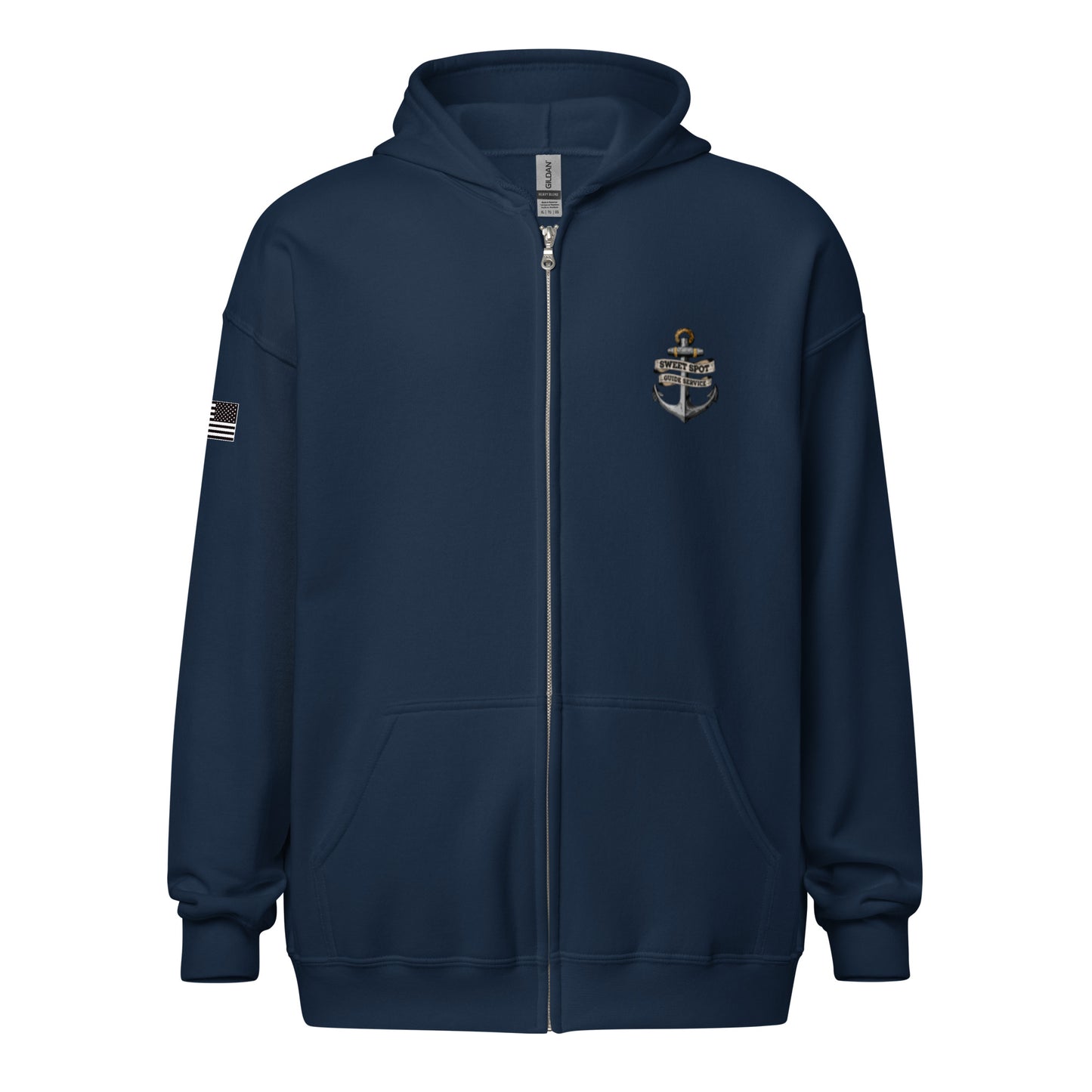 SSGS_Anchor Unisex zip hoodie