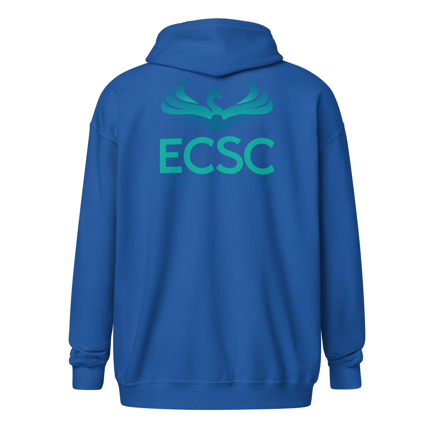 ECSC_Unisex heavy blend zip hoodie Front Back Logo