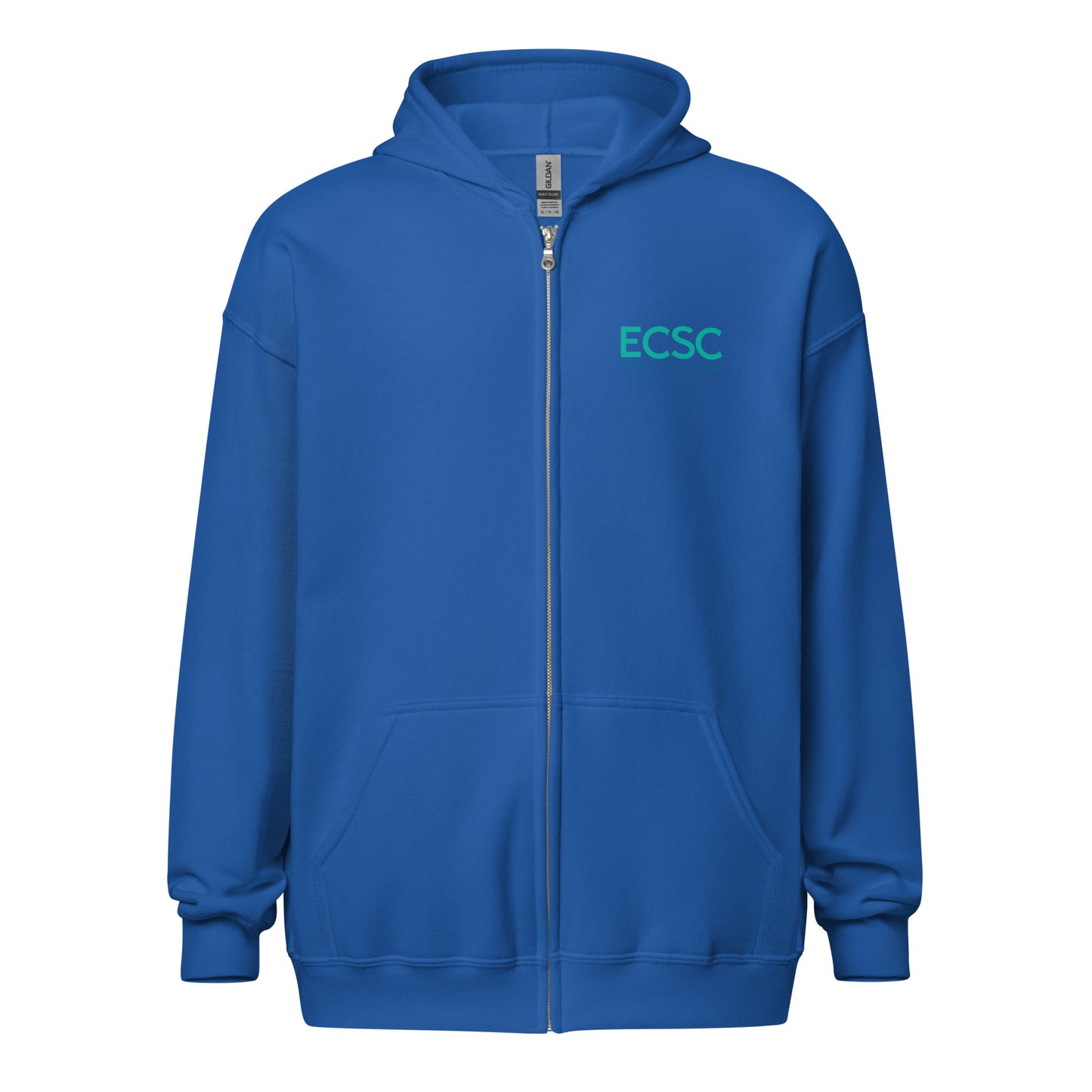 ECSC_Unisex heavy blend zip hoodie Front Back Logo