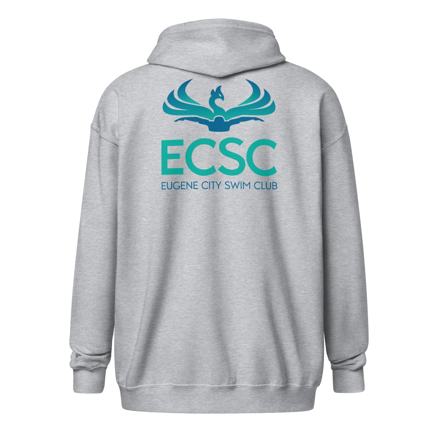 ECSC_Unisex heavy blend zip hoodie Front Back Logo