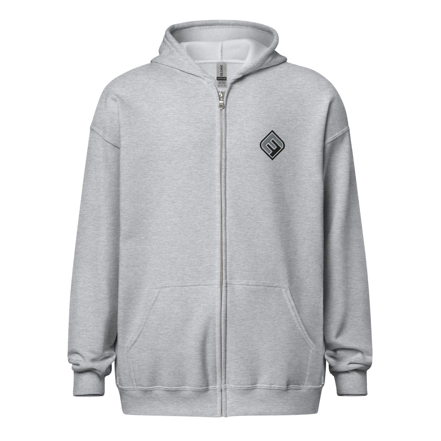 Unisex Zip Hoodie_Diamond Logo