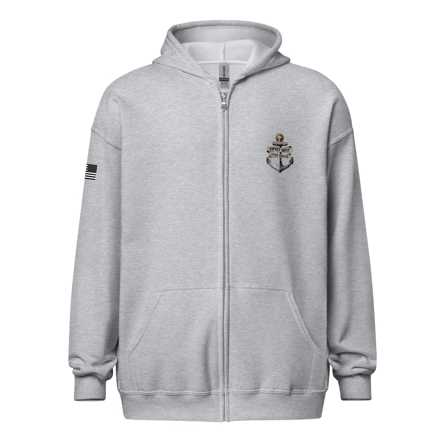 SSGS_Anchor Unisex zip hoodie