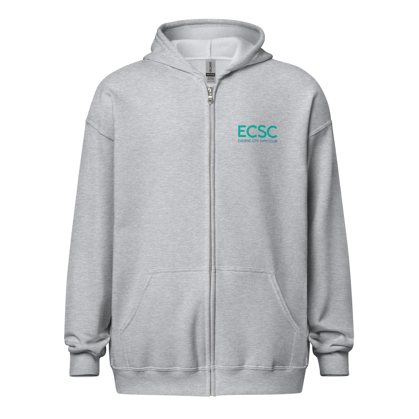 ECSC_Unisex heavy blend zip hoodie Front Back Logo