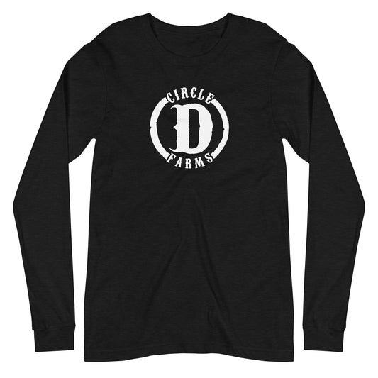 CD_Unisex Long Sleeve Tee_Printed White Logo