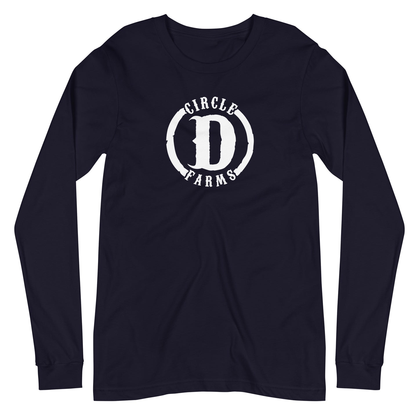 CD_Unisex Long Sleeve Tee_Printed White Logo