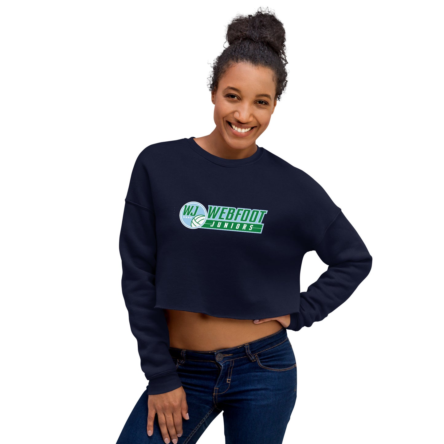 Full Logo Women's Crop Sweatshirt