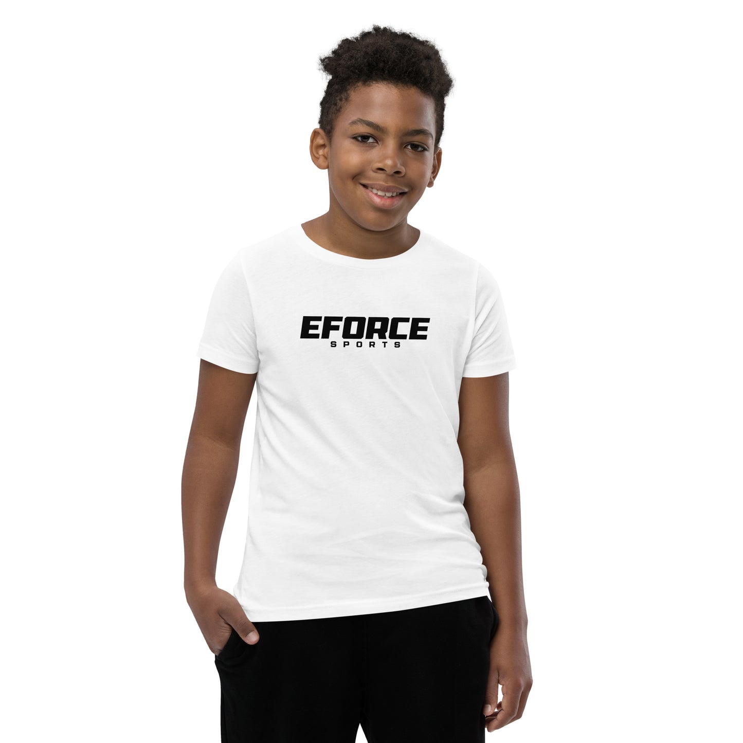 EF_Youth Short Sleeve T-Shirt_Black Logo